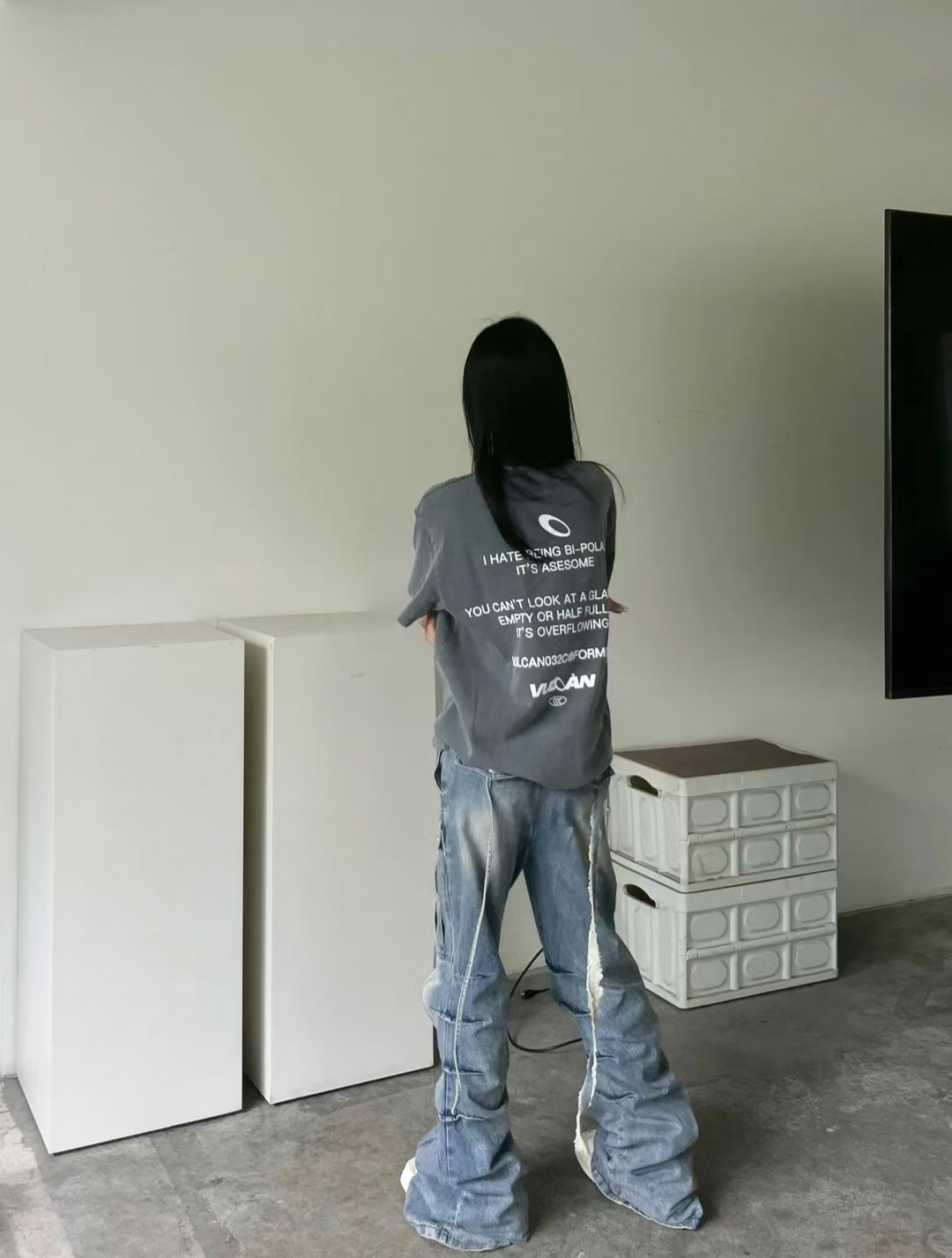 American Retro Letter Print Short-Sleeve T-Shirt for Women - Vintage 90s Loose Heavyweight Summer Top American Retro Letter Print Short-Sleeve T-Shirt for Women - Vintage 90s Loose Heavyweight Summer Top