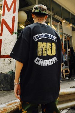 American Retro Letter Short-Sleeve T-Shirt for Men and Women - Casual Sports Tee, Trendy Summer Style 2025