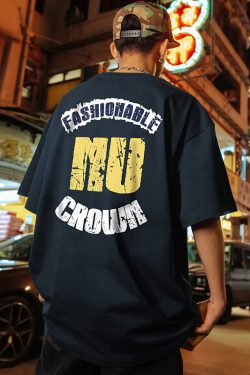 American Retro Letter Short-Sleeve T-Shirt for Men and Women - Casual Sports Tee, Trendy Summer Style 2025