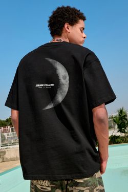 American Retro Streetwear Printed Heavy Loose Half-Sleeve T-Shirt for Men and Women - Trendy Summer 2025 Style