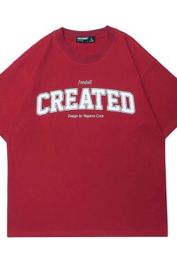 American Retro Style Letter Print Pure Cotton Short-Sleeve T-Shirt for Men and Women, Plus Size, Loose Fit Unisex Top