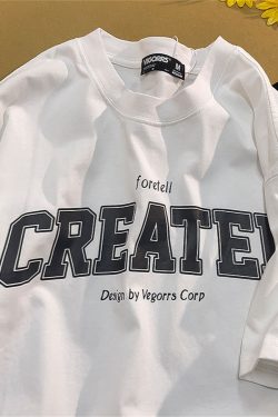 American Retro Style Letter Print Pure Cotton Short-Sleeve T-Shirt for Men and Women, Plus Size, Loose Fit Unisex Top