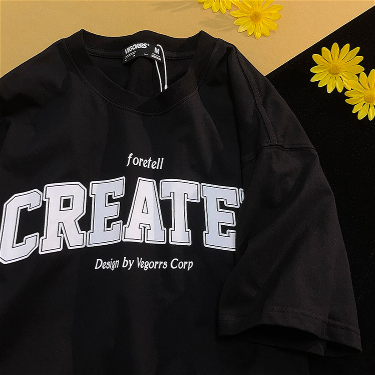 American Retro Style Letter Print Pure Cotton Short-Sleeve T-Shirt for Men and Women, Plus Size, Loose Fit Unisex Top American Retro Style Letter Print Pure Cotton Short-Sleeve T-Shirt for Men and Women, Plus Size, Loose Fit Unisex Top