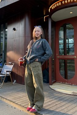 American Retro Tapered Cargo Pants for Men and Women - Loose Fit, Versatile Casual Style, Draped Long Design