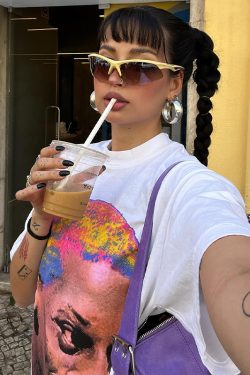American Retro White Oversized Short Sleeve T-Shirt for Women - Summer Hip-Hop Style, European and American Trend