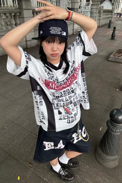 American Style Creative Portrait All-Over Print V-Neck Short Sleeve T-Shirt - Summer Unisex Casual Jersey Top