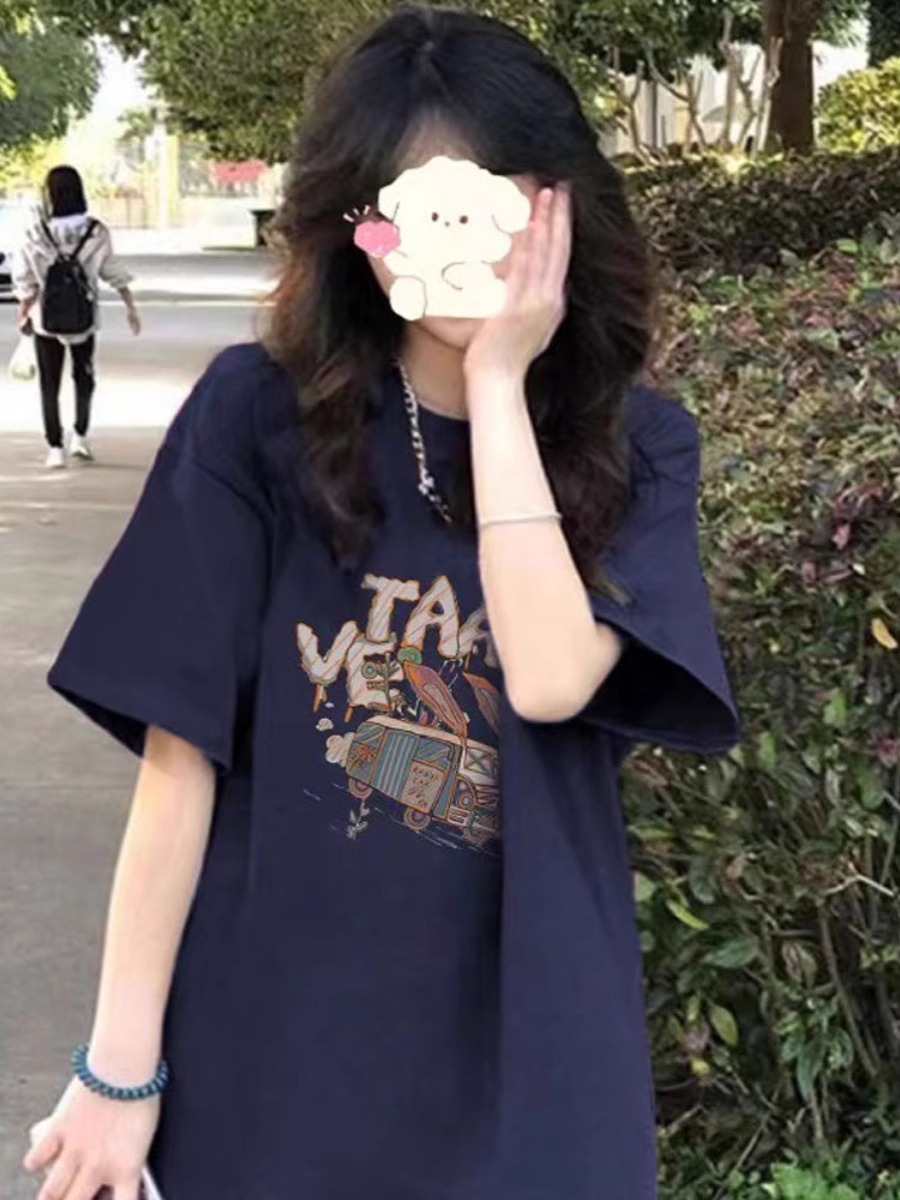 American Style Pure Cotton Plus Size Loose-Fitting Short Sleeve T-Shirt for Men and Women - Unisex Designer Top American Style Pure Cotton Plus Size Loose-Fitting Short Sleeve T-Shirt for Men and Women - Unisex Designer Top