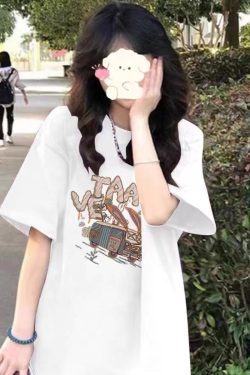 American Style Pure Cotton Plus Size Loose-Fitting Short Sleeve T-Shirt for Men and Women - Unisex Designer Top