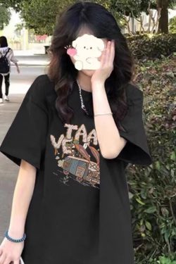 American Style Pure Cotton Plus Size Loose-Fitting Short Sleeve T-Shirt for Men and Women - Unisex Designer Top