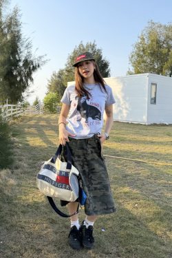 American-style Sausage Dog Print Short Sleeve T-shirt for Women, Casual Summer Slim Fit Top, Slightly Loose, Y2K Style