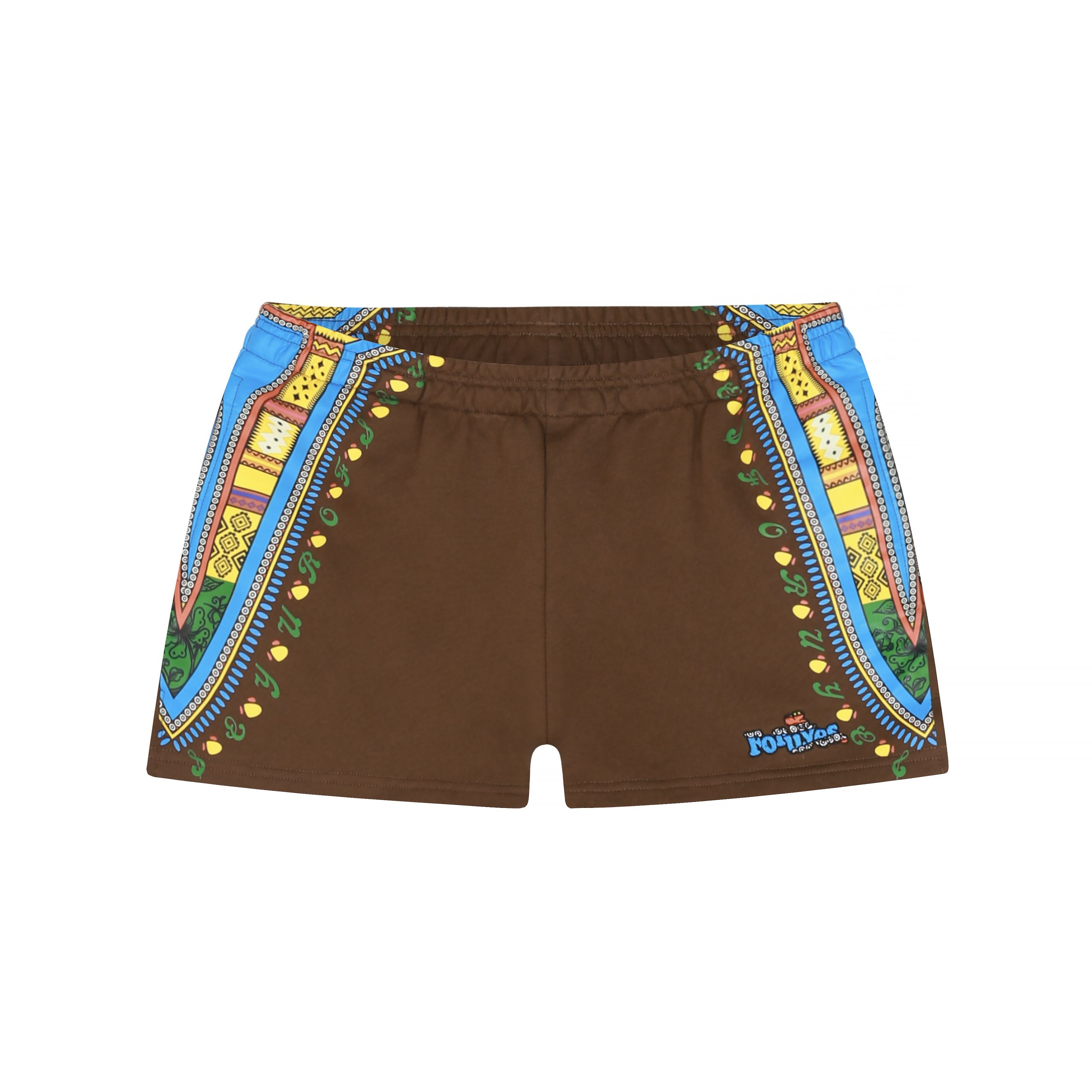 American Vintage Embroidered Ethnic Style Casual Shorts for Women - Slim Fit, Side Print, Trendy INS Look American Vintage Embroidered Ethnic Style Casual Shorts for Women - Slim Fit, Side Print, Trendy INS Look