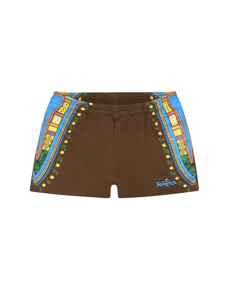 American Vintage Embroidered Ethnic Style Casual Shorts for Women - Slim Fit, Side Print, Trendy INS Look American Vintage Embroidered Ethnic Style Casual Shorts for Women - Slim Fit, Side Print, Trendy INS Look