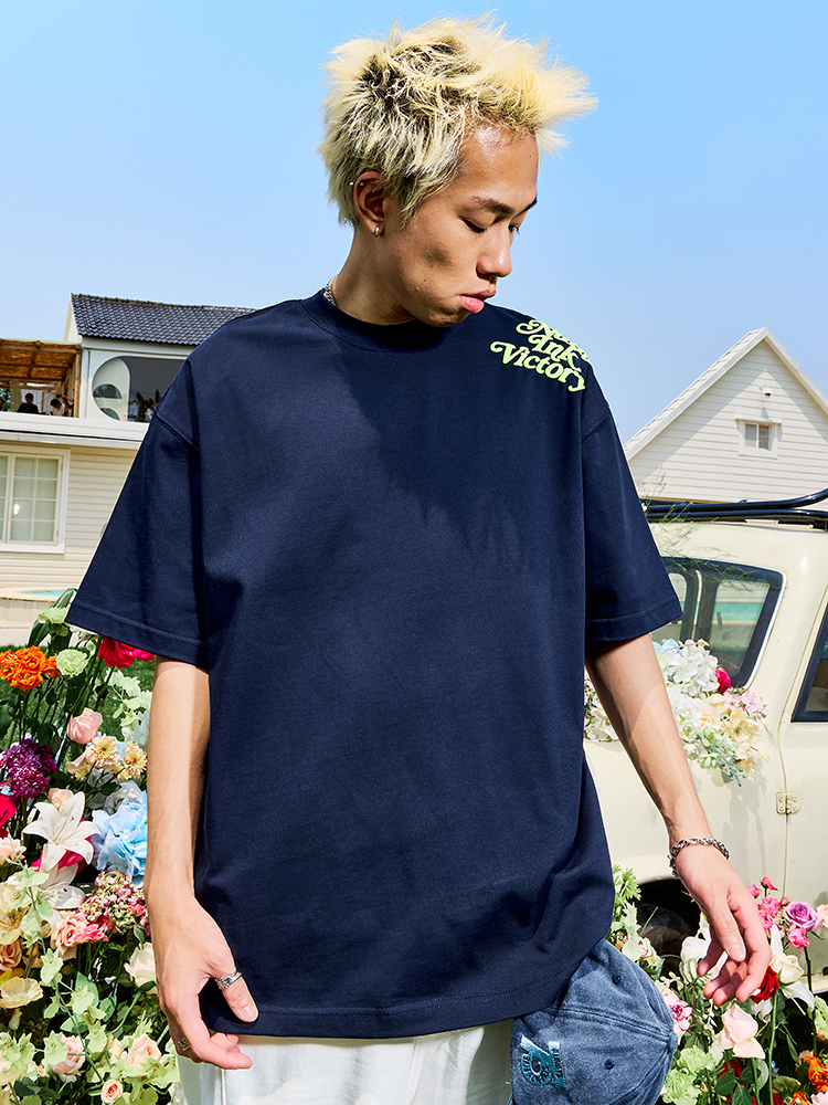 American Vintage Letter Print Short Sleeve T-Shirt - Trendy Hip Hop Loose Fit Unisex Style for Summer 2025 American Vintage Letter Print Short Sleeve T-Shirt - Trendy Hip Hop Loose Fit Unisex Style for Summer 2025