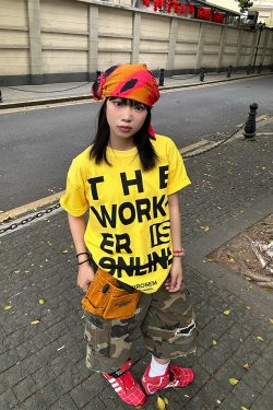 American Vintage Letter Print Short Sleeve Unisex Summer T-Shirt - Casual Loose Fit Round Neck Streetwear Style