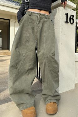American Vintage Minimalist Oversized Wide-Leg Floor-Length Pants for Men and Women, Casual Loose Fit for Spring and Autumn