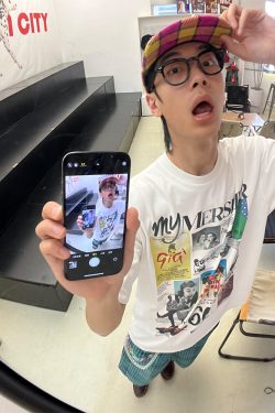 American Vintage Portrait Fun Print T-Shirt for Summer - Unisex Loose Casual Round Neck Creative Short Sleeve Top