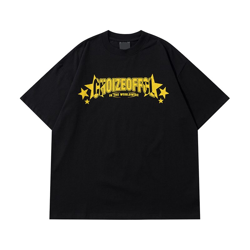 American Vintage Street Style Loose Casual Short Sleeve T-Shirt for Summer - Unisex, Retro Letter Design American Vintage Street Style Loose Casual Short Sleeve T-Shirt for Summer - Unisex, Retro Letter Design