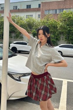 American Vintage Style Casual Plaid Tulip Skirt for Women - 2025 Chic Design, Trendy Y2K Fashion, Perfect for Everyday Wear