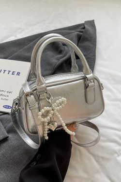 Angola Red Textured Handbag for Women - 2025 New Style Wedding Bowling Bag, Small Square Crossbody Shoulder Bag