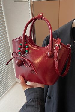 Ankara Red Diagonal Crossbody Tote Water Bucket Bag - Bridesmaid Gift, Wedding Bag for Women, 2025 New Style