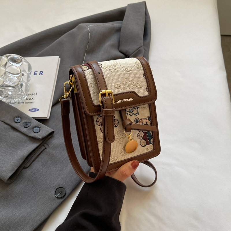 Artistic Cartoon Phone Bag for Women - Versatile Textured Crossbody Shoulder Bag - Trendy Autumn 2025 Fashion Artistic Cartoon Phone Bag for Women - Versatile Textured Crossbody Shoulder Bag - Trendy Autumn 2025 Fashion