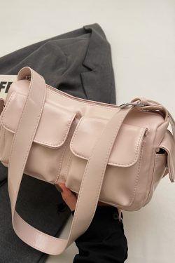 Autumn Angola Red Vintage Small Square Bag for Women - Trendy Shoulder Crossbody Bag 2025 Fashion Essential