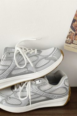 Autumn Mesh Casual Sports Shoes for Women - Trendy Breathable Lightweight Running Dad Shoes - Versatile A-Gan Style