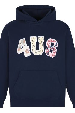 Autumn Winter Camouflage Couple Hoodie with Cashew Flower Leopard Print and Letter Patch Embroidery, Y2K Streetwear Fashion