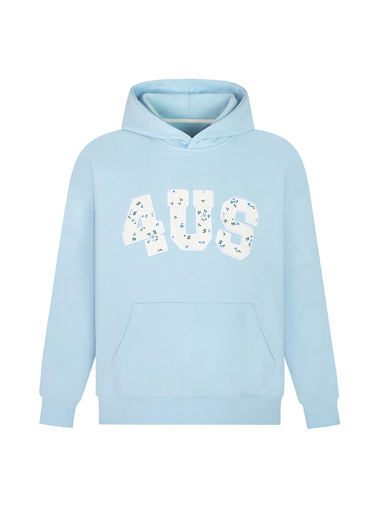 Autumn Winter Floral Embroidery Patch Hoodie for Couples - Loose Fit, National Trend, Casual Streetwear Autumn Winter Floral Embroidery Patch Hoodie for Couples - Loose Fit, National Trend, Casual Streetwear