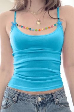 Backless Beaded Bow Tie Women's Casual Vest - Summer Beach Stretch Top for Outdoor Style