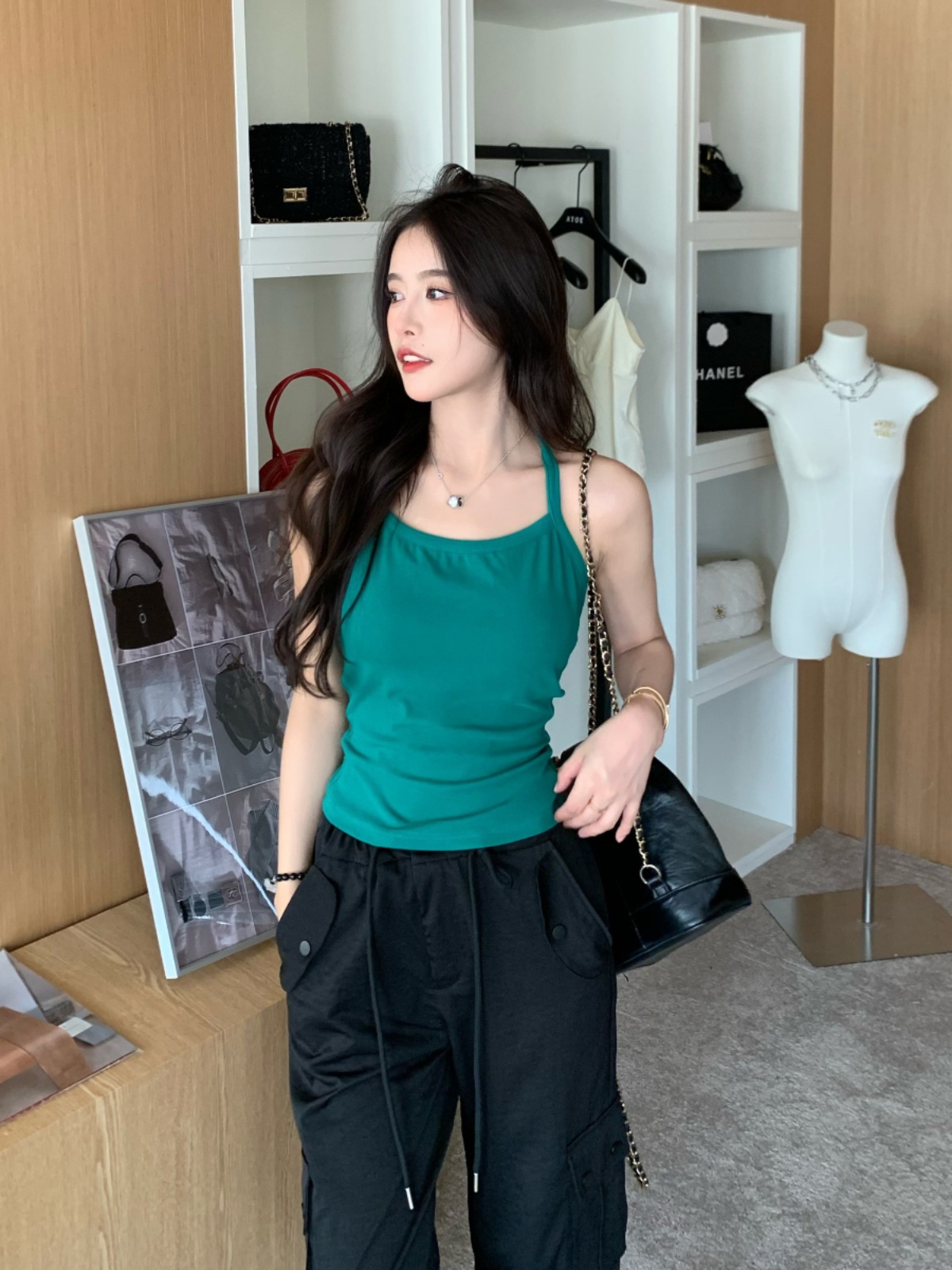 Backless Camisole with Chest Pad - Women's Summer Hot Girl Outerwear - Trendy Small Top for Y2K Style and Summer Fashion Backless Camisole with Chest Pad - Women's Summer Hot Girl Outerwear - Trendy Small Top for Y2K Style and Summer Fashion