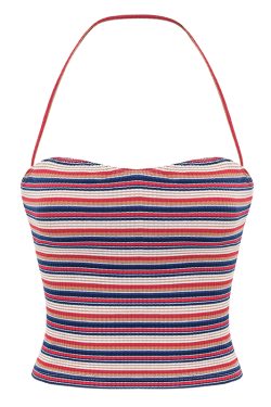 Backless Halter Tank Top for Women - Sexy Fitted Base Layer in European & American Style, Chic Summer Essential