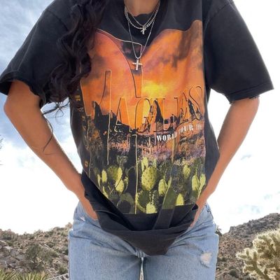 Black Oversized Short-Sleeve T-Shirt for Women - Vintage American Retro Style, Summer High Street Trendy Top Black Oversized Short-Sleeve T-Shirt for Women - Vintage American Retro Style, Summer High Street Trendy Top