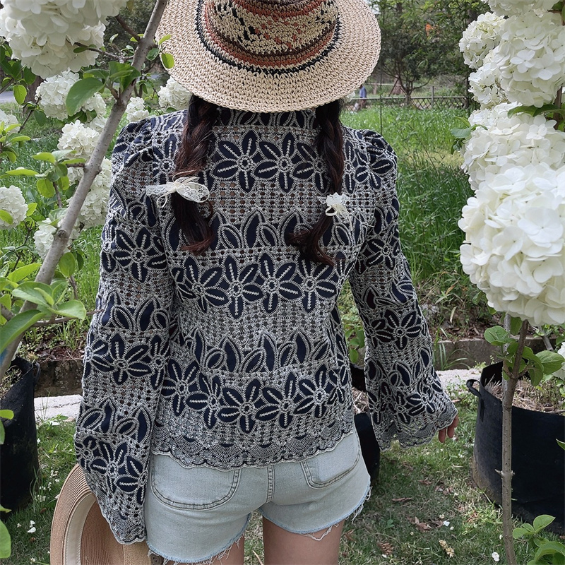 Bohemian Tie-Up Bell Sleeve Shirt Top - Handmade Cotton Vacation Top with Niche Embroidery for a Chic 90s Inspired Look Bohemian Tie-Up Bell Sleeve Shirt Top - Handmade Cotton Vacation Top with Niche Embroidery for a Chic 90s Inspired Look