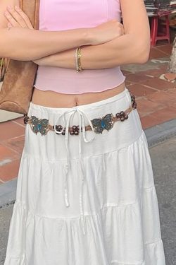 Bohemian Vintage Knight Waist Cincher Belt – Ethnic Y2K Retro Accessories Collection for Chic Style