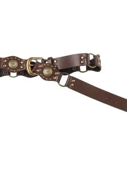 Bohemian Vintage Knight Waist Cincher Belt – Ethnic Y2K Retro Accessories Collection for Chic Style