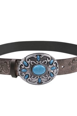 Bohemian Vintage Knight Waist Cincher Belt – Ethnic Y2K Retro Accessories Collection for Chic Style
