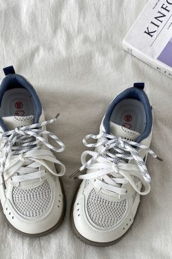 Breathable Mesh Training Sneakers for Women - 2025 Spring Summer Casual Sports Shoes in White - Ultra-Hot Trendy Niche Style