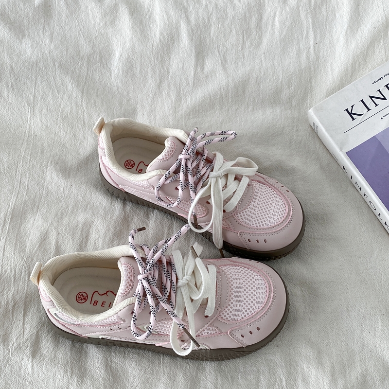 Breathable Mesh Training Sneakers for Women - 2025 Spring Summer Casual Sports Shoes in White - Ultra-Hot Trendy Niche Style Breathable Mesh Training Sneakers for Women - 2025 Spring Summer Casual Sports Shoes in White - Ultra-Hot Trendy Niche Style