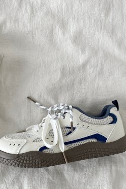 Breathable Mesh Training Sneakers for Women - 2025 Spring Summer Casual Sports Shoes in White - Ultra-Hot Trendy Niche Style