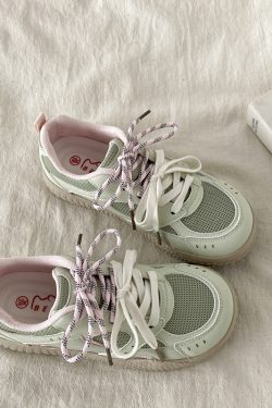 Breathable Mesh Training Sneakers for Women - 2025 Spring Summer Casual Sports Shoes in White - Ultra-Hot Trendy Niche Style