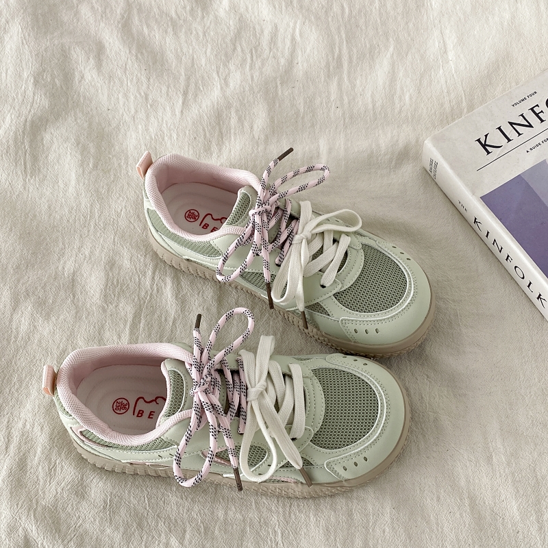 Breathable Mesh Training Sneakers for Women - 2025 Spring Summer Casual Sports Shoes in White - Ultra-Hot Trendy Niche Style Breathable Mesh Training Sneakers for Women - 2025 Spring Summer Casual Sports Shoes in White - Ultra-Hot Trendy Niche Style