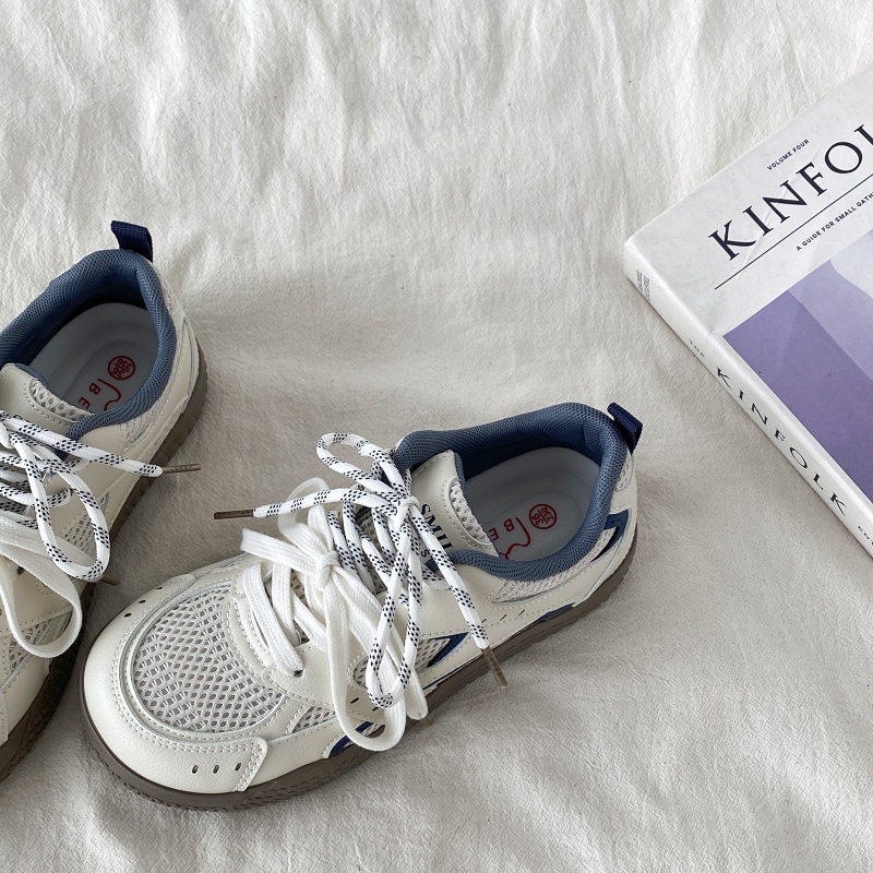 Breathable Mesh Training Sneakers for Women - 2025 Spring Summer Casual Sports Shoes in White - Ultra-Hot Trendy Niche Style Breathable Mesh Training Sneakers for Women - 2025 Spring Summer Casual Sports Shoes in White - Ultra-Hot Trendy Niche Style