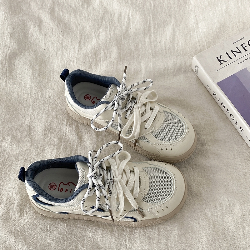 Breathable Mesh Training Sneakers for Women - 2025 Spring Summer Casual Sports Shoes in White - Ultra-Hot Trendy Niche Style Breathable Mesh Training Sneakers for Women - 2025 Spring Summer Casual Sports Shoes in White - Ultra-Hot Trendy Niche Style