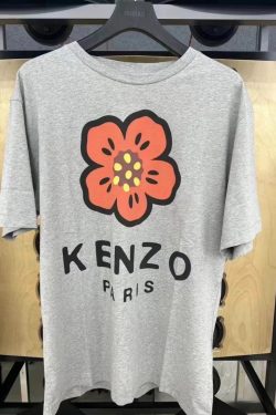 Camellia Print Loose Casual Short-Sleeve T-Shirt for Women - American Street Fashion, Perfect for 90s Y2K Style Couples