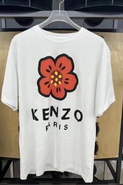 Camellia Print Loose Casual Short-Sleeve T-Shirt for Women - American Street Fashion, Perfect for 90s Y2K Style Couples