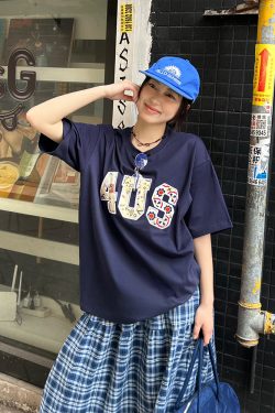 Camouflage Cashew Flower Leopard Print Short Sleeve T-Shirt for Couples - Trendy Loose Fit, Street Style Fashion