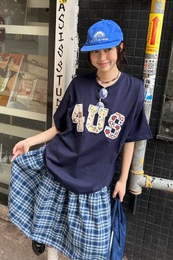 Camouflage Cashew Flower Leopard Print Short Sleeve T-Shirt for Couples - Trendy Loose Fit, Street Style Fashion