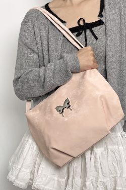 Casual Pink Crossbody Shoulder Bag for Women - Large Capacity Commuting Bag in Trendy Girl-Style Design