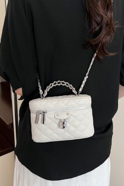 Chanel-Style Women's Diamond Quilted Chain Crossbody Shoulder Bag - 2025 Trendy High-End Fashion Handbag